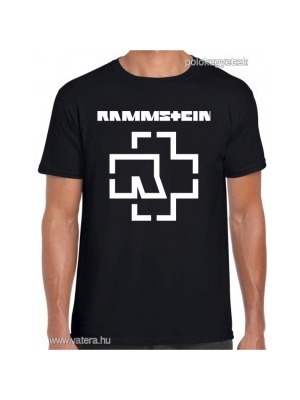 Rammstein mintás póló, fekete << lejárt 272305