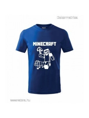 Egyedi póló, vicces póló, Minecraft << lejárt 792750