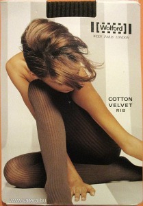 Wolford Cotton Velvet Rib pamutszálas vastag női harisnyanadrág 2-es << lejárt 9607017 5 fotója