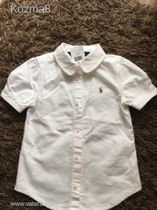 Új,cimkés Ralph Lauren kislány fehér ing eladó! << lejárt 4416534 84 fotója