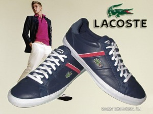 Lacoste Fairlead FRX kék bőr férfi cipő! 44,5-es méret! << lejárt 3329030 35 fotója