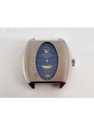 Különleges svájci férfi karóra - GROVANA - mechanikus óra digitális kijelzéssel << lejárt 172805