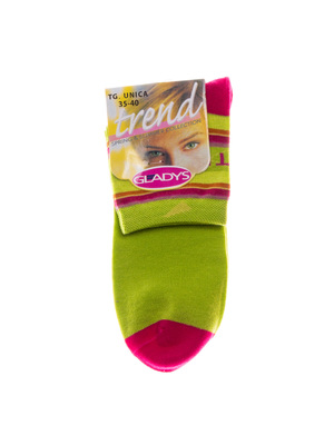 Gladys zöld rózsaszínnel női zokni << lejárt 213087
