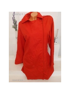 LA REDOUTE piros csinos női átmeneti kabát 44-es << lejárt 119026