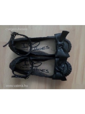 Next fekete alkalmi balerina cipő / 32 (UK13) << lejárt 123645