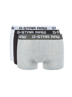 G-Star RAW 3 db-os Boxeralsó szett Fekete Fehér Szürke << lejárt 308726