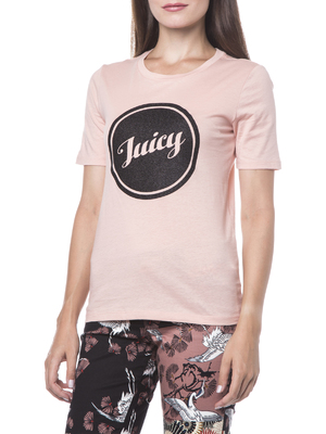 Juicy Couture Glitter Fashion Graphic Póló Rózsaszín << lejárt 230544