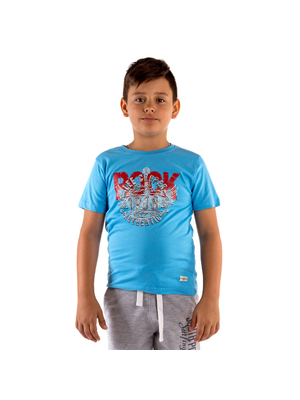 Lee Cooper - Rock Authentic világos kék rövid ujjú fiú póló << lejárt 946257
