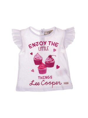Lee Cooper - Enjoy fehér baba rövid ujjú póló << lejárt 131204