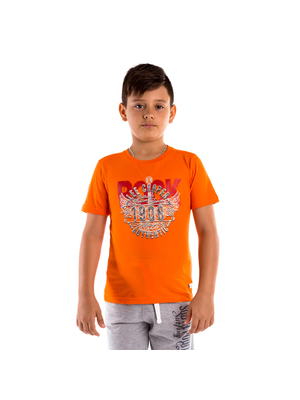 Lee Cooper - Rock Authentic narancssárga rövid ujjú fiú póló << lejárt 261913