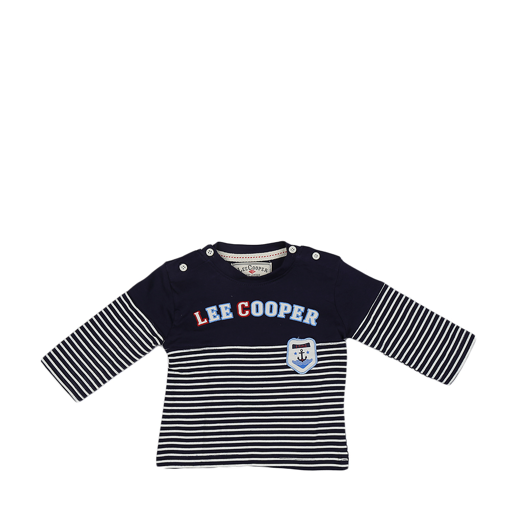 Lee Cooper - 1908 navy fehér csíkkal baba hosszú ujjú póló << lejárt 8481708 80 fotója