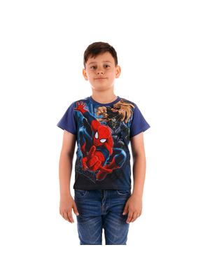 Ultimate Spider-Man Chase navy rövid ujjú fiú póló << lejárt 739247