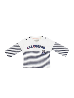 Lee Cooper - 1908 fehér kék csíkkal baba hosszú ujjú póló << lejárt 509619