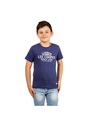 Lee Cooper - London 1908 kék rövid ujjú póló fiúknak << lejárt 581438
