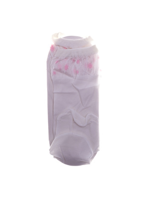 Női harisnya zokni rózsaszín pontokkal << lejárt 437020