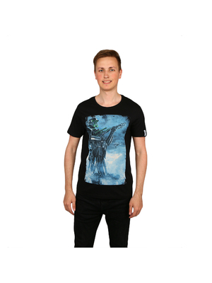 Star Wars fekete kék nyomtatással férfi póló << lejárt 805816