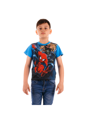Ultimate Spider-Man Chase kék rövid ujjú fiú póló << lejárt 90135