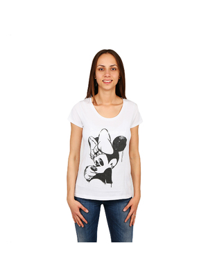 Minnie Mouse fehér strasszal női póló << lejárt 155165