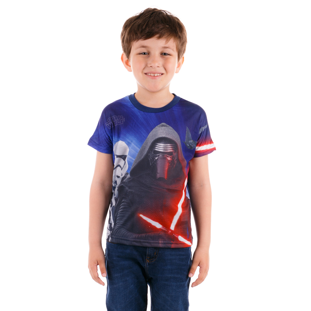 Star Wars Sith sötét kék rövid ujjú póló fiúknak << lejárt 6438778 30 fotója