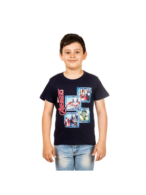 Marvel Avengers sötét kék rövid ujjú fiú póló << lejárt 406358