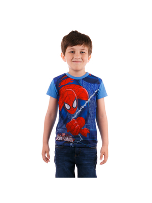 Spider-Man kék rövid ujjú póló fiúknak << lejárt 486446