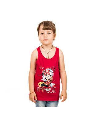 Minnie Mouse I Love Music piros lány trikó << lejárt 505572