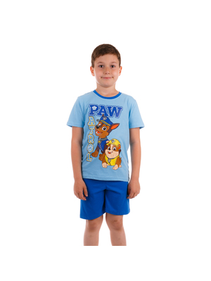 Paw Patrol Chase & Rubble bleu fiú pizsama << lejárt 340025