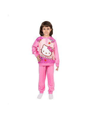 Hello Kitty rózsaszín hosszú ujjú pizsama lányoknak << lejárt 731699