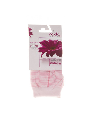 Rede Fantasia Calzino 2 halvány rózsaszín női rejtett zokni << lejárt 17268
