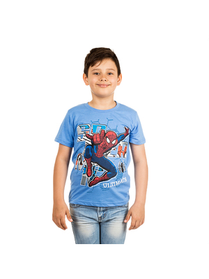Spider-Man kék rövid ujjú póló fiúknak