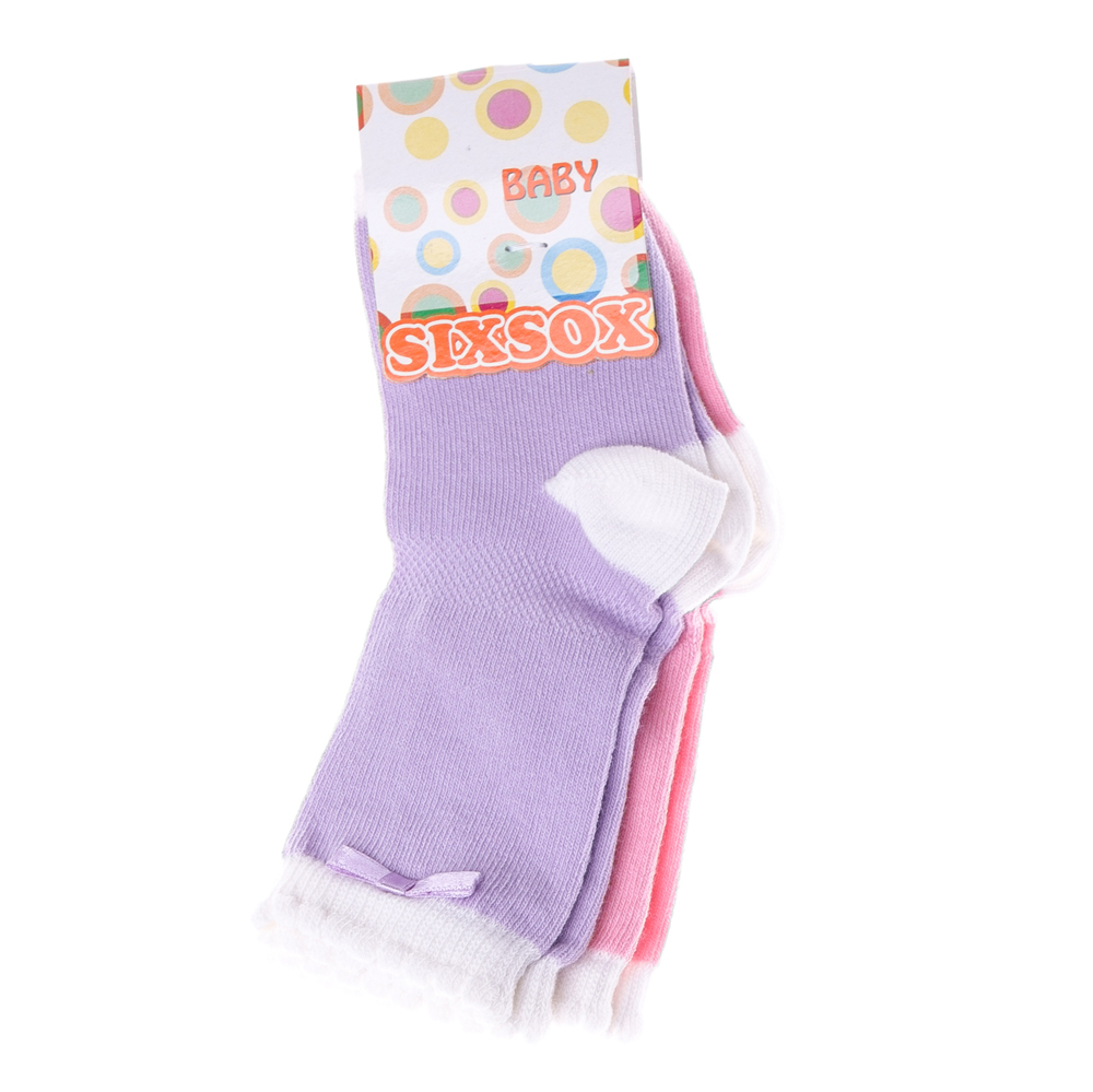 SixSox lila rózsaszínnel 2 pár lány zokni szett << lejárt 7026231 62 fotója