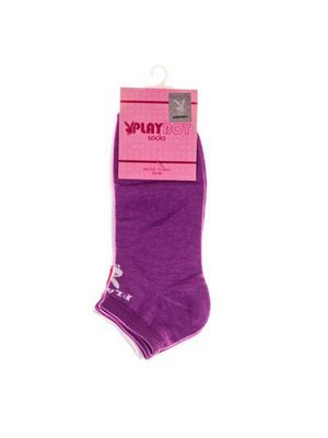 Playboy lila, fehér és rózsaszín 3 pár női zokni szett << lejárt 122354