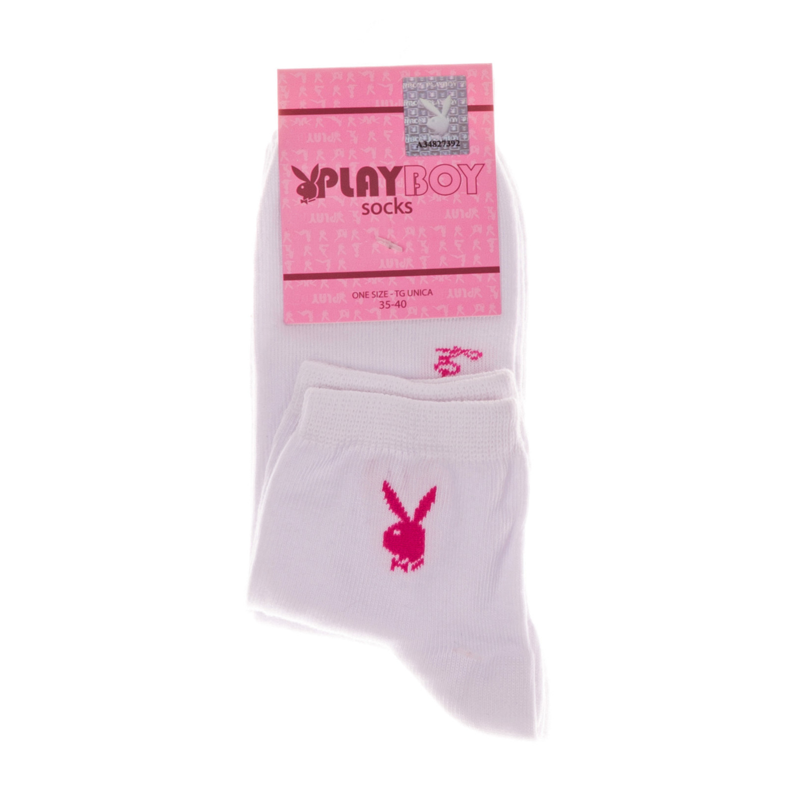 Playboy fehér szjnes logóval 3 pár női zokni szett- 35-40 << lejárt 3091459 59 fotója