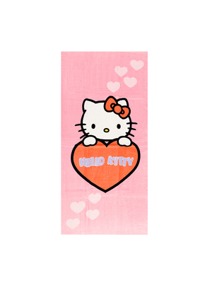 Hello Kitty 70x140 világos rózsaszín strand törölköző << lejárt 941322