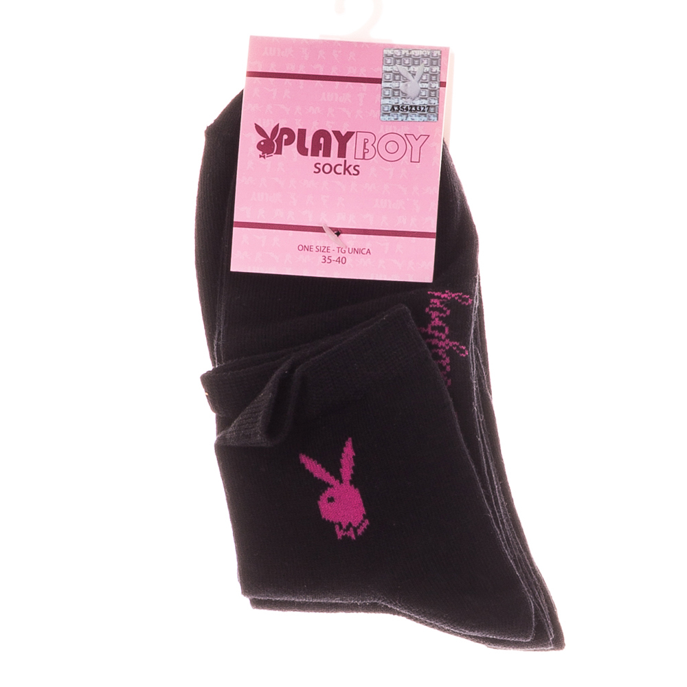 Playboy fekete színes logóval 3 pár női zokni szett << lejárt 9461741 25 fotója