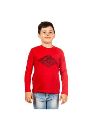 Lee Cooper - Logo piros hosszú ujjú póló fiúknak << lejárt 253522