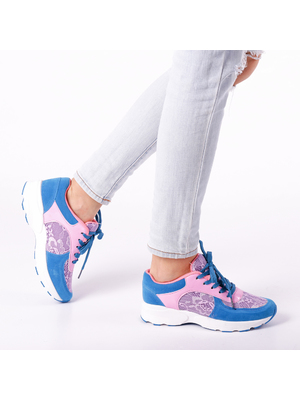 Goldie rózsaszín kékkel női sportcipő << lejárt 635934