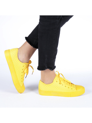Tanita sárga női tornacipő