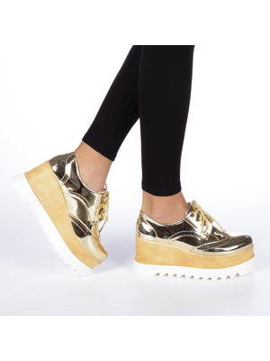 Devera arany platformos női cipő << lejárt 96864