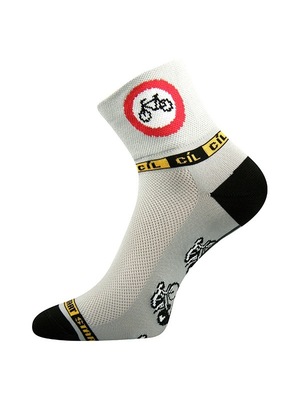Ralf X kerékpáros zokni - különböző mintával