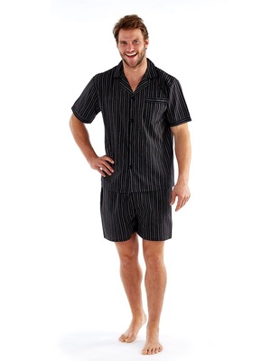 Harvey Black Stripe férfi pizsama << lejárt 609995