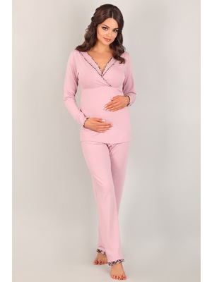 Coraline Pink kismama szoptatós pizsama << lejárt 884424