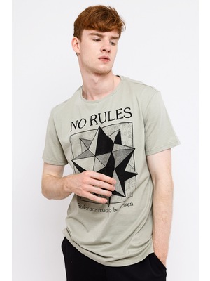 MF No Rules Beige férfi póló << lejárt 723201