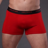 OLIDON Silk Touch Red férfi boxeralsó