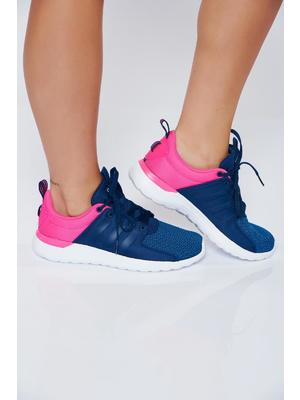 Kék Adidas hétköznapi sport cipő függőleges csíkok fűzővel köthető meg << lejárt 957709