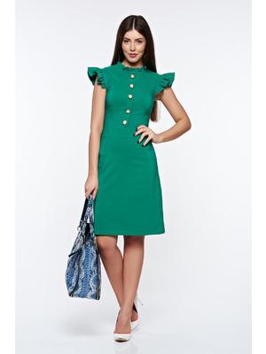 Zöld LaDonna elegáns ruha rugalmas és finom anyag belső béléssel << lejárt 3882