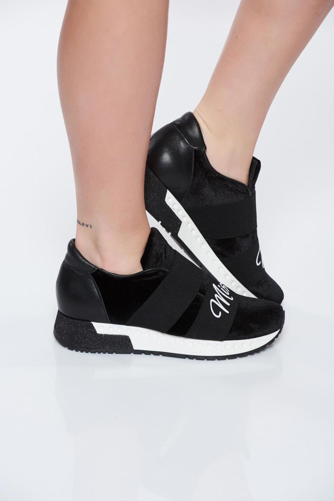 Fekete MissQ sport cipő casual a talp nagyon könnyű bársony << lejárt 6972188 45 fotója