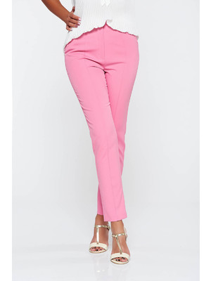 Pink elegáns hosszú kónikus nadrág zsebes enyhén elasztikus szövet << lejárt 189646