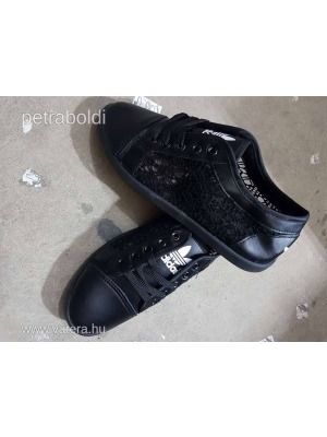 Adidas csipkés cipő fekete 39-s Új NMÁ << lejárt 772077