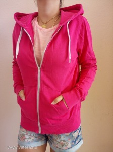 H&M pink extra trendi stílusos kapucnis L/XL őszi MELEGÍTŐ PULÓVER f57 << lejárt 4188083 86 fotója